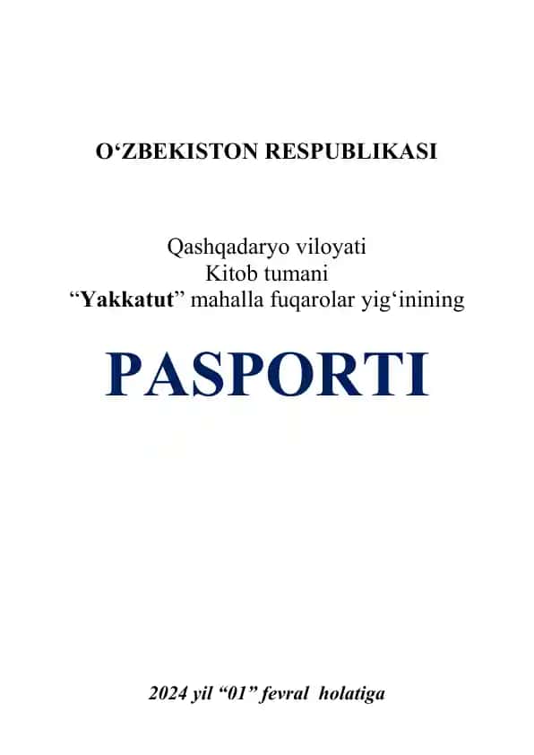 Yakkatut Mahalla fuqarolar yig‘ini