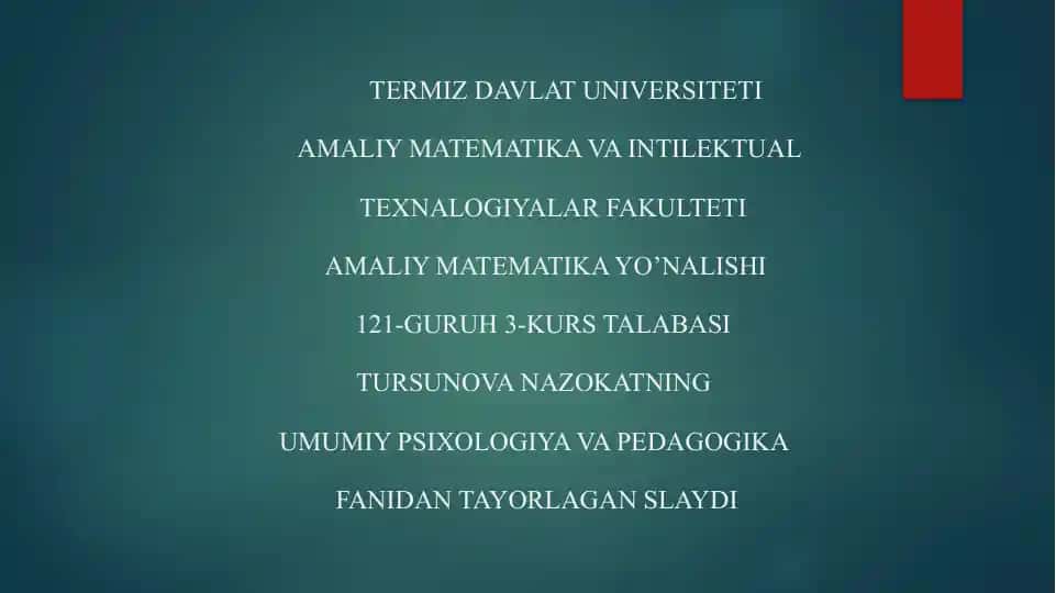 Pedagogik Dasturiy Vositalar