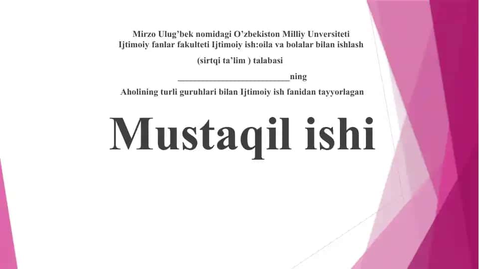 Yoshlar bilan ijtimoiy ish olib borish