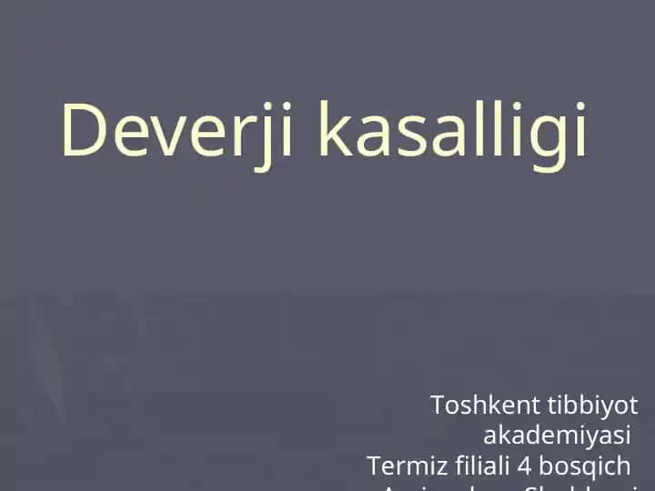 Devergi kasalligining eritrodermik shakli