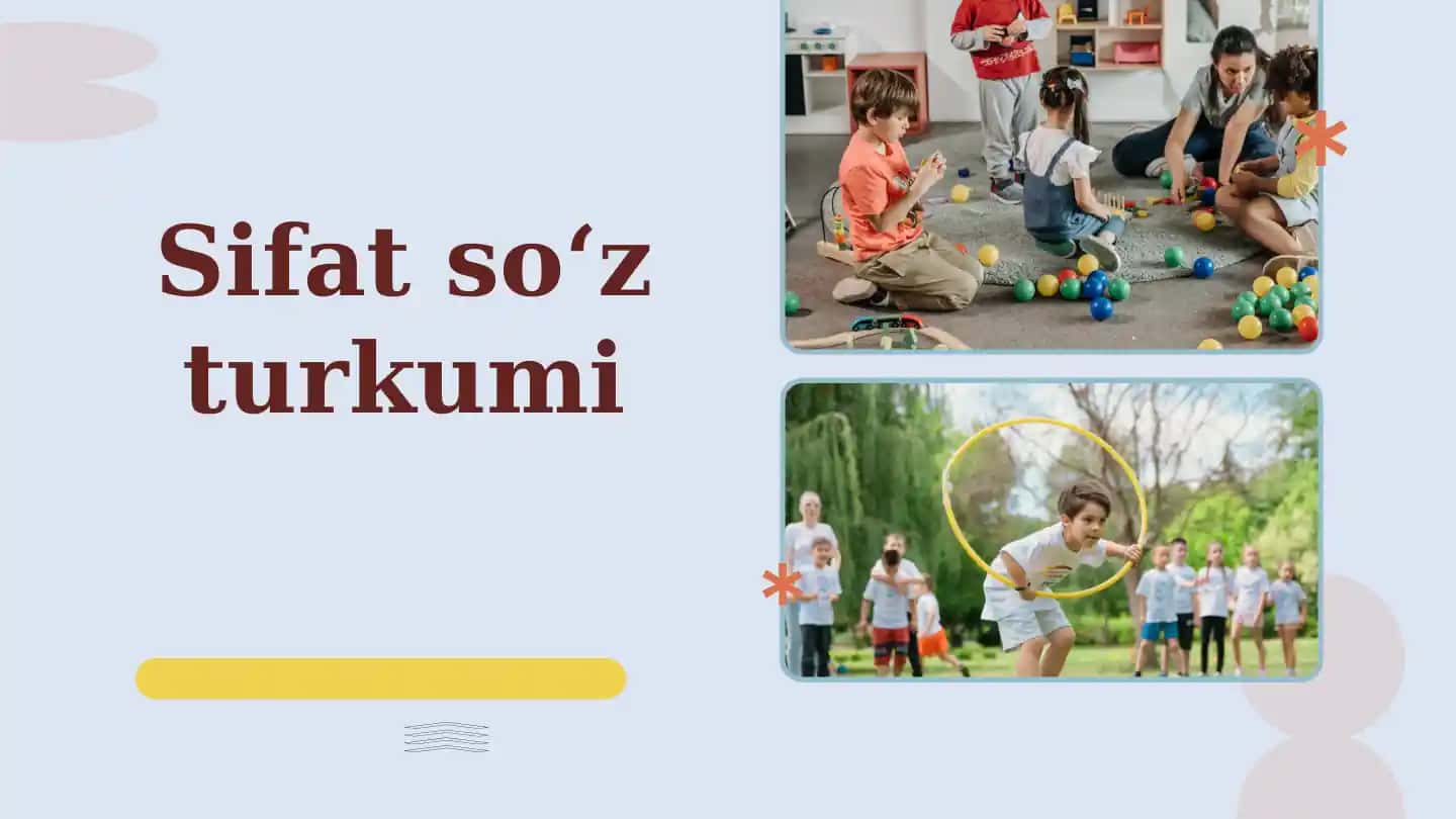 Sifat so‘z turkumi