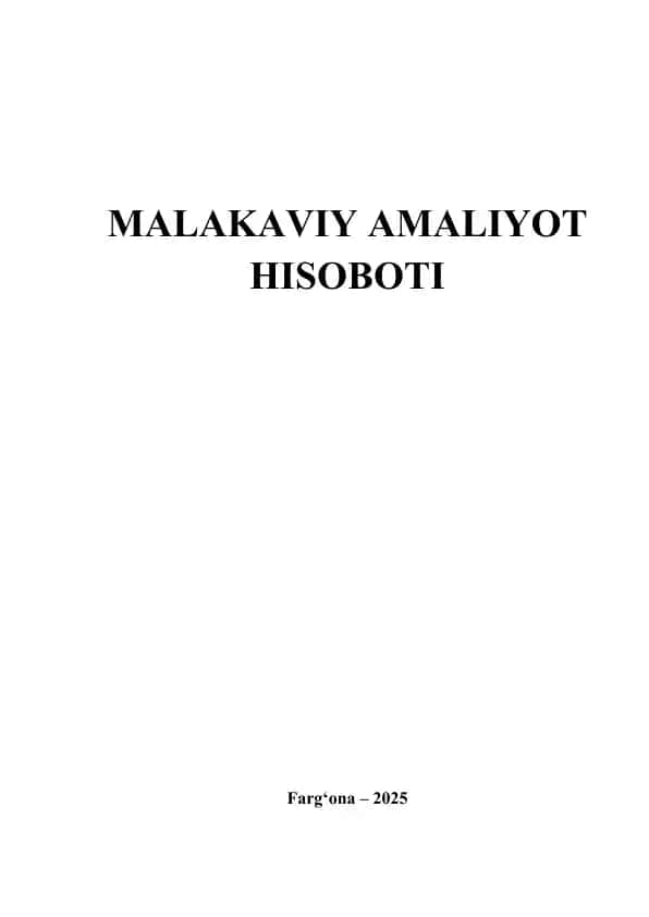 Marxamat tumani xalq banki amaliyot hisoboti