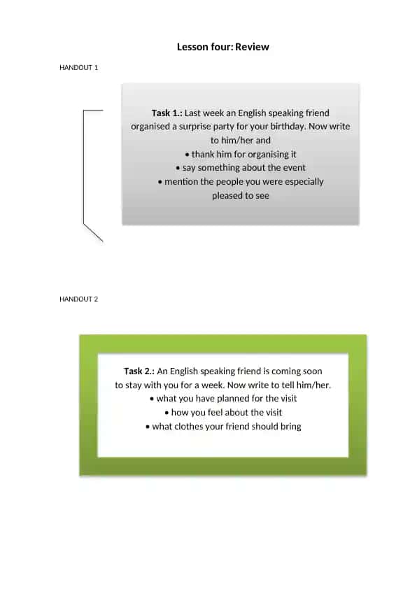 English Language Club Description