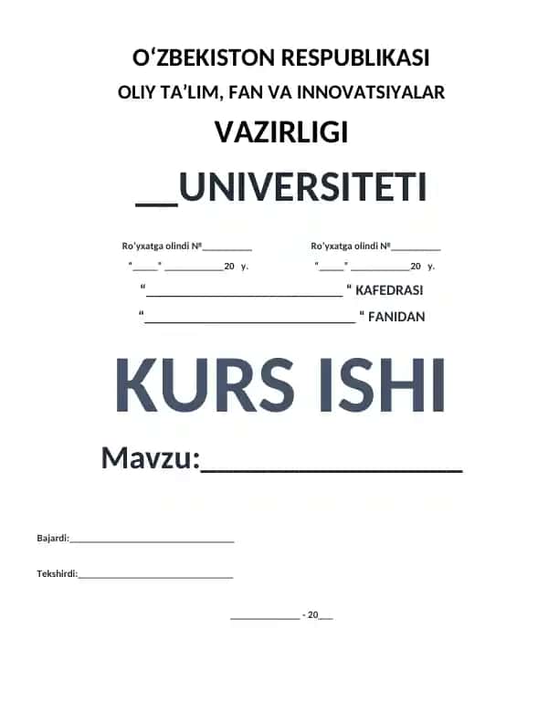 Online o’quv platformasini loyihalash