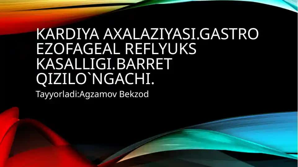 Kardiya axalaziyasi
