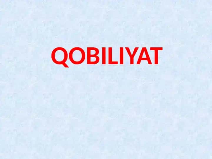 Qobiliyat