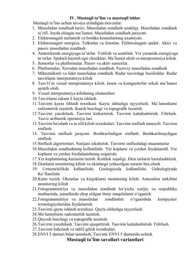 Masofadan Zondlashning Asosiy Konseptlari