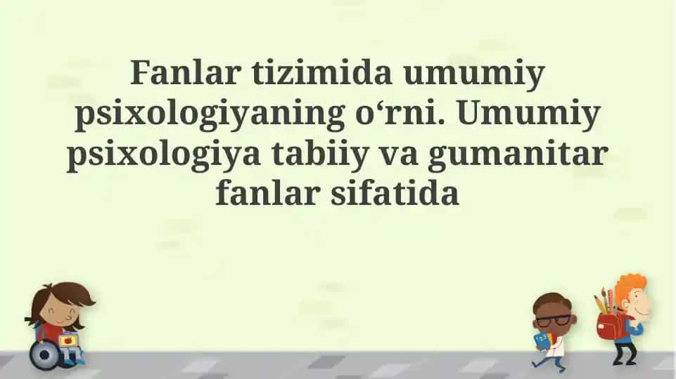 Umumiy psixologiya