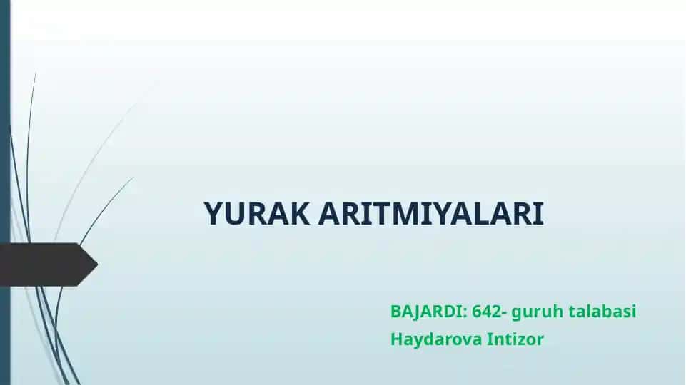 Yurak aritmiyalari