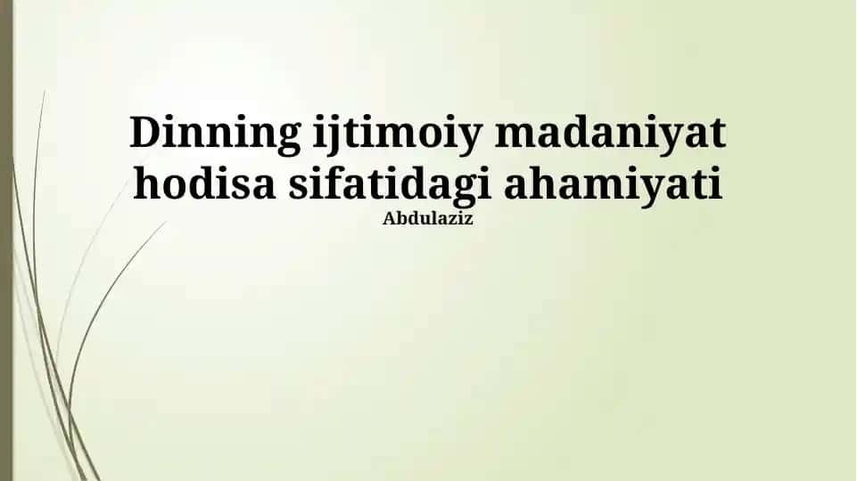 Oshxonaning ijtimoiy-madaniy hodisa sifatidagi ahamiyati