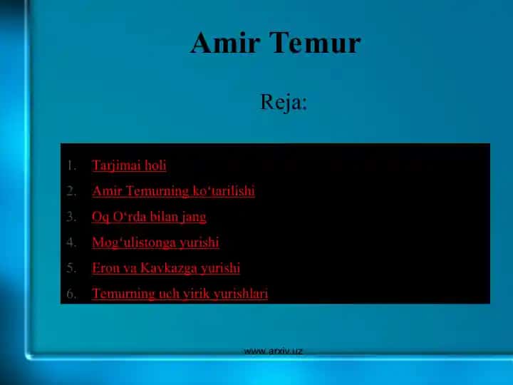 Amir Temur