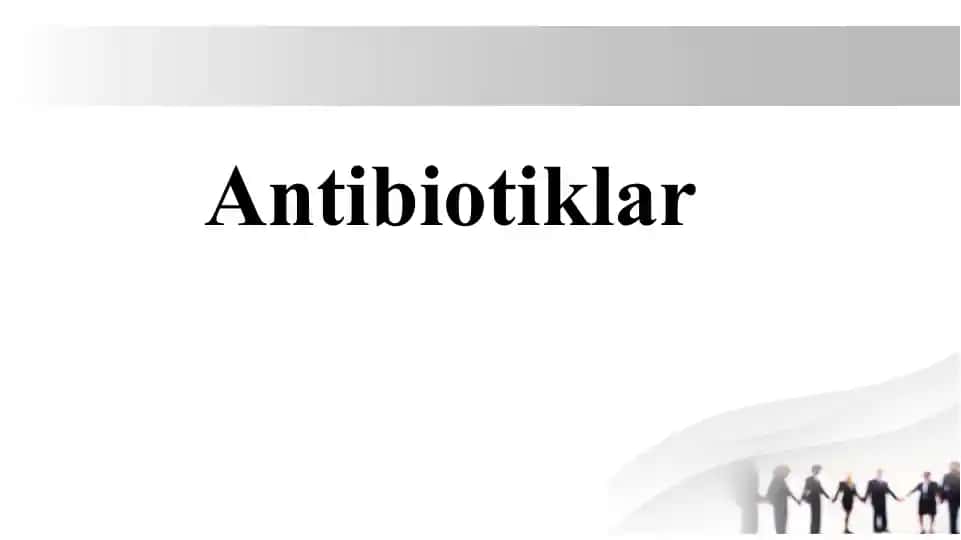 Antibiotiklar