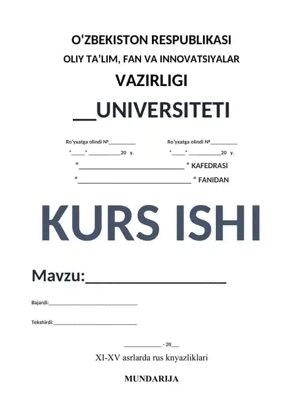 XI-XV asrlarda rus knyazliklari tarixi