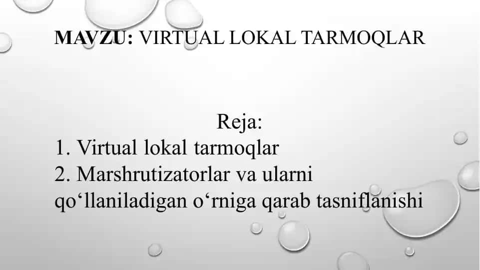 Virtual lokal tarmoqlar