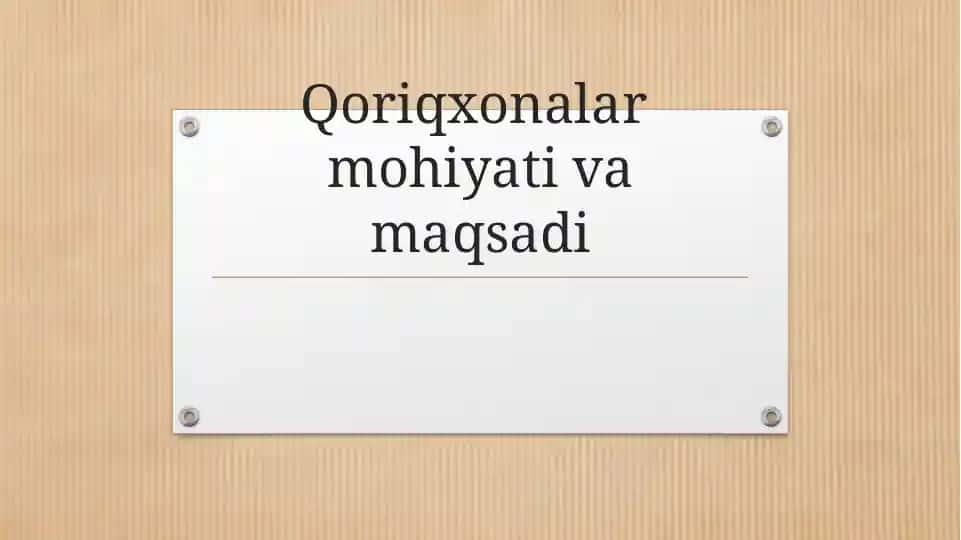 Qoʻriqxona