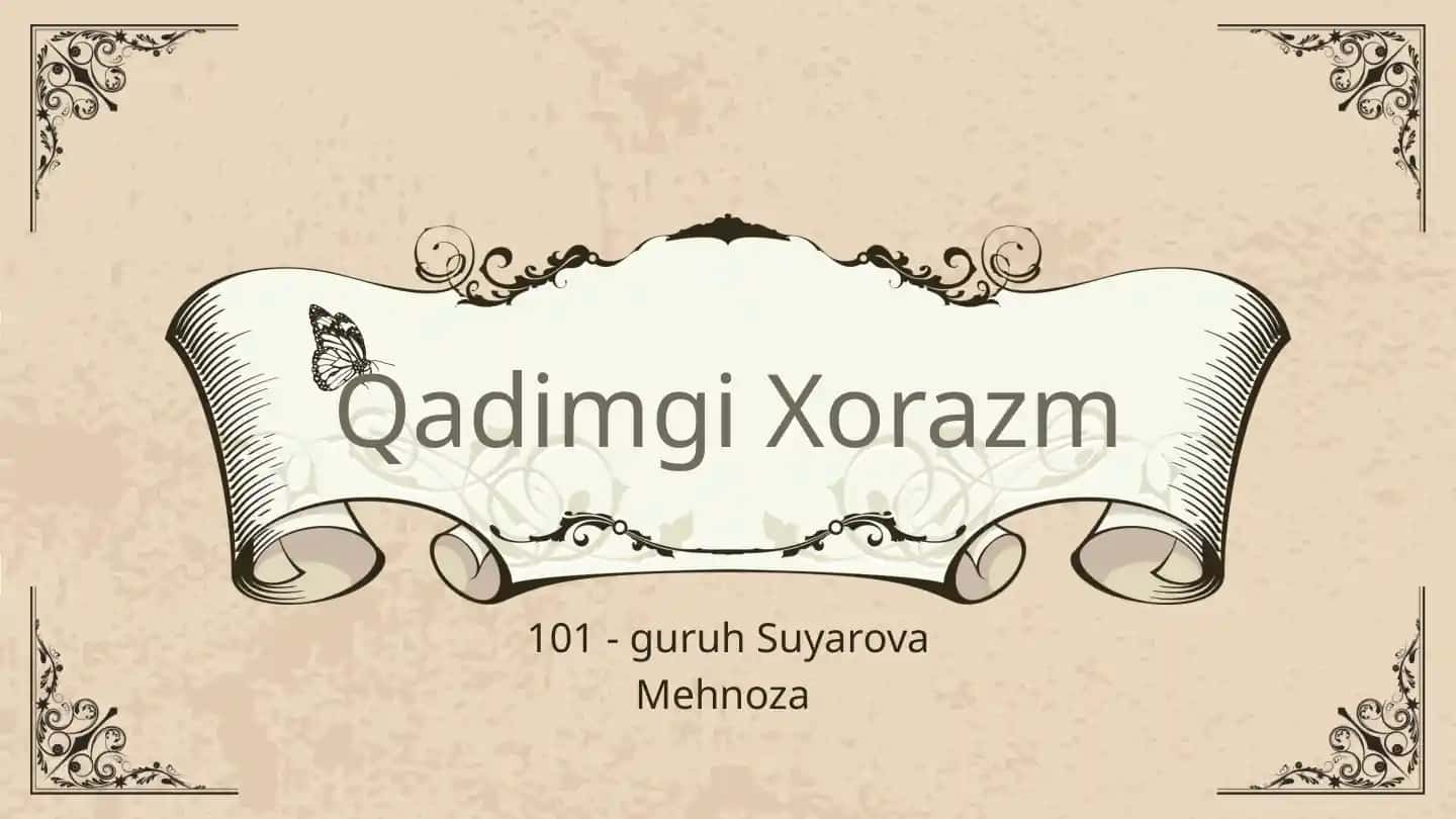 Qadimgi Xorazm