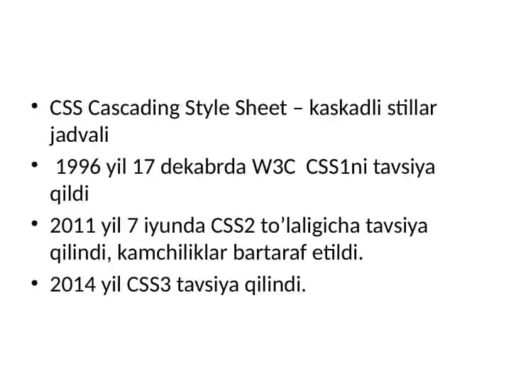 CSS Cascading Style Sheet