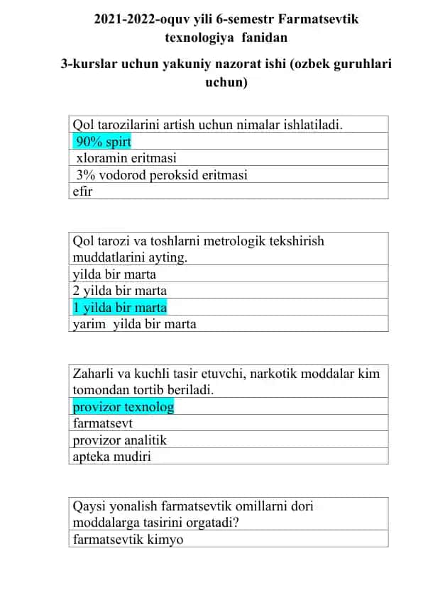 Farmatsevtik texnologiya