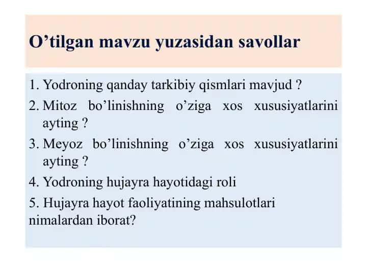 O‘simlik to‘qimalari