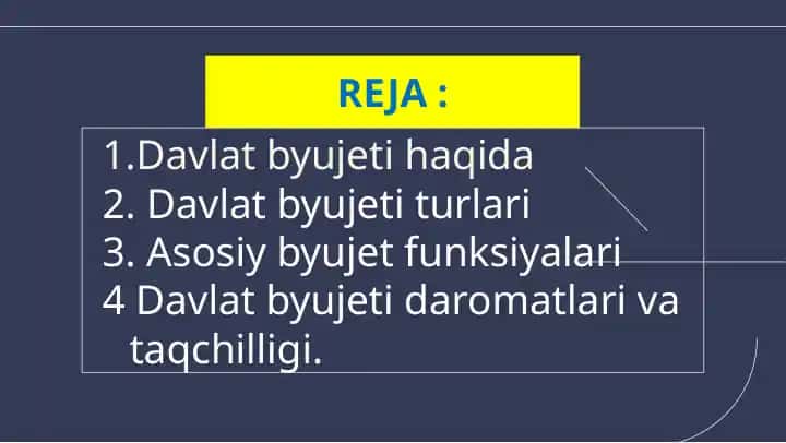 Davlat byudjeti va ortiqchaligi