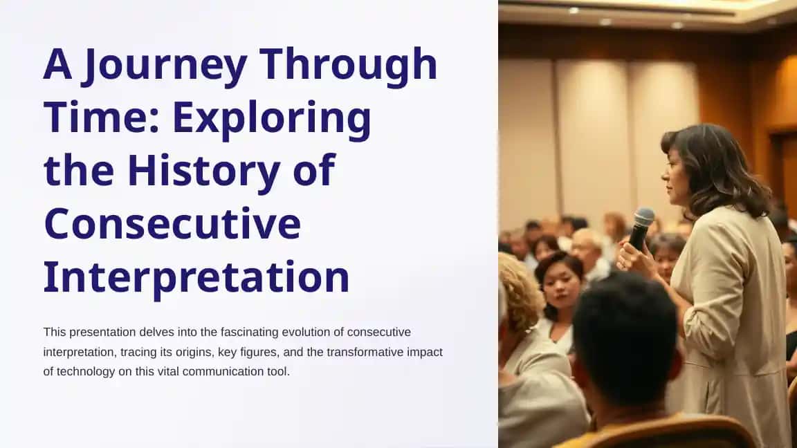 A Journey Through Time: Exploring the History of Consecutive Interpretation