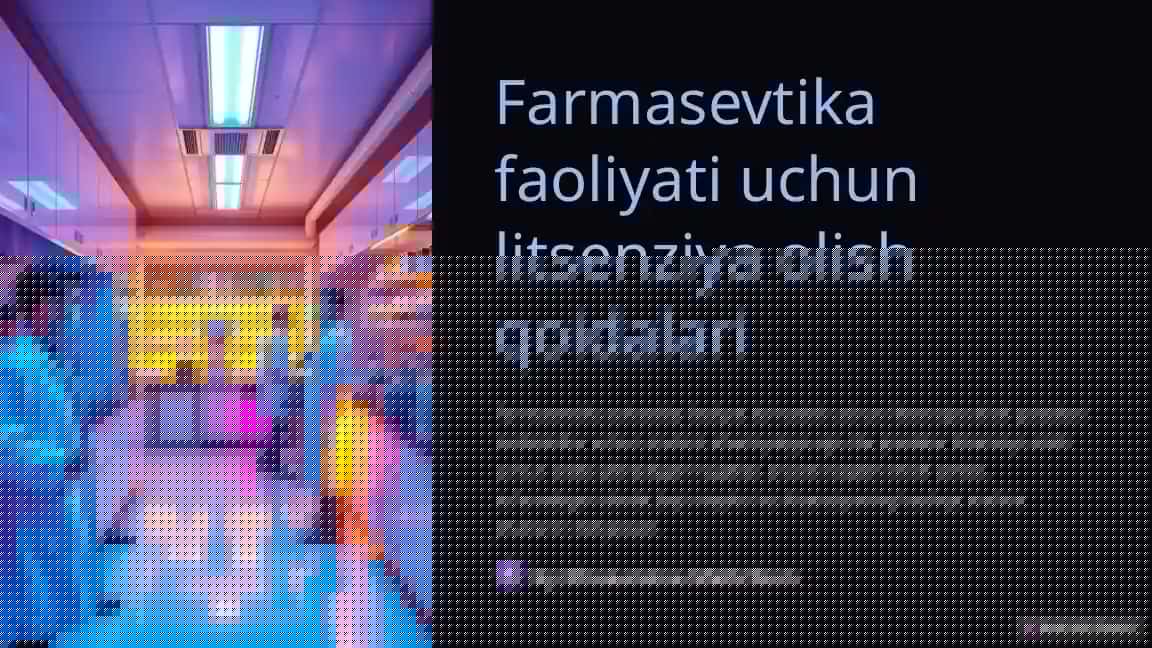 Farmasevtika faoliyati uchun litsenziya olish qoidalari