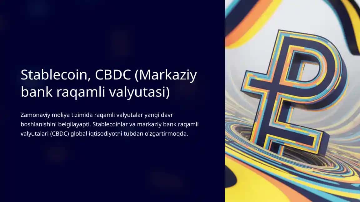 Stablecoin, CBDC (Markaziy bank raqamli valyutasi)