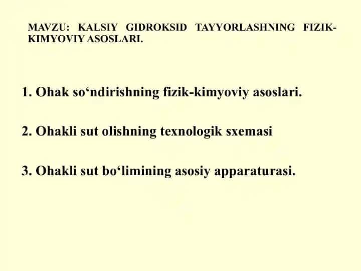 Kalsiy gidroksid