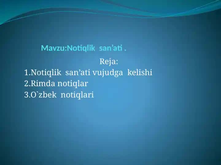 Notiqlik san’ati va rim notiqlari