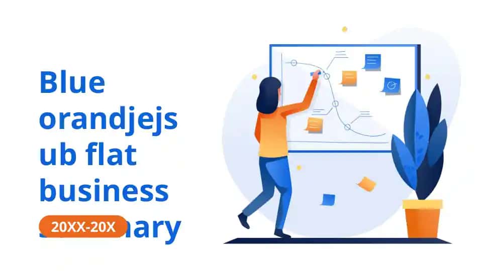 Blue orandjejsubflat business summary