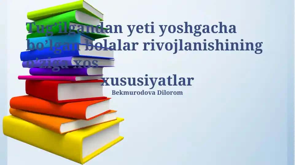 Bolalar rivojlanishi