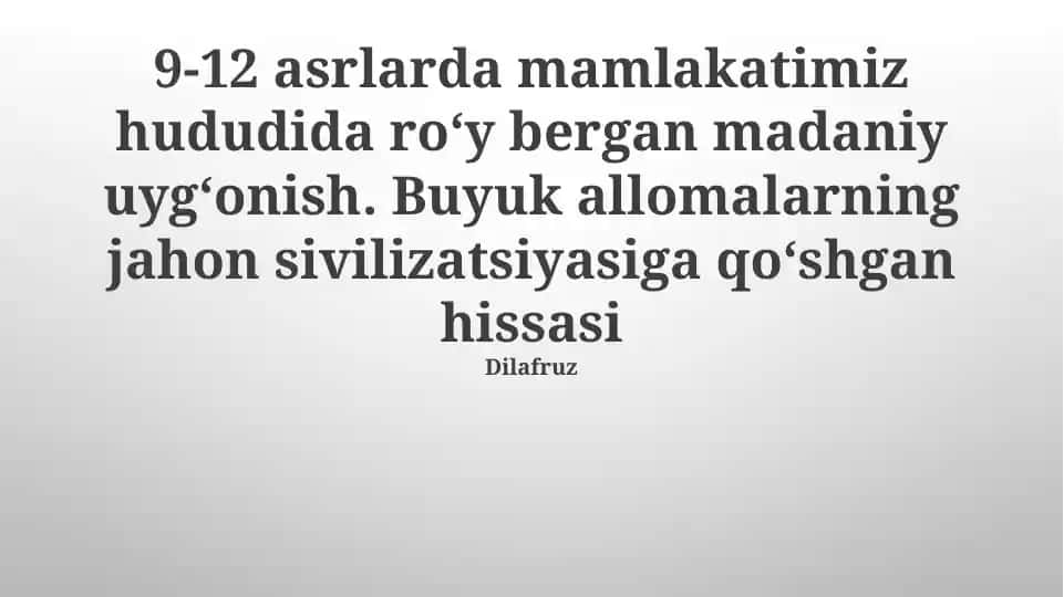 Dilafruz