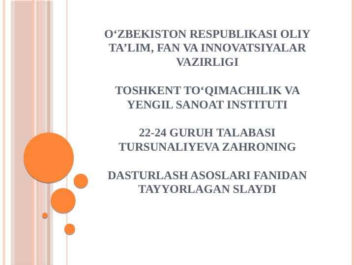 Pythonda shart operatorlari