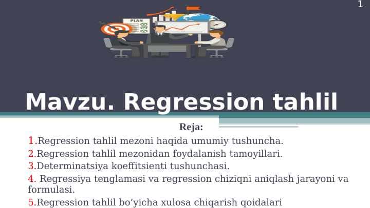 Regression tahlil