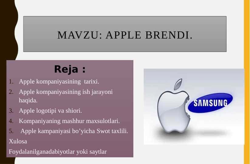 Apple brendi