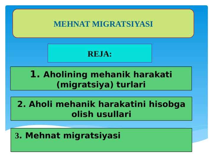 MEHNAT MIGRATSIYASI