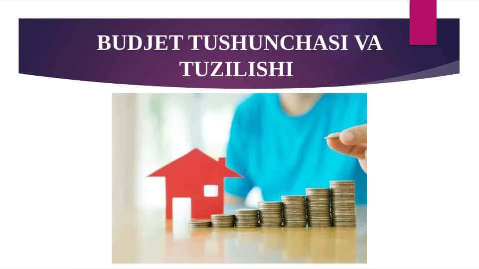 Budjet tushunchasi va tuzilishi