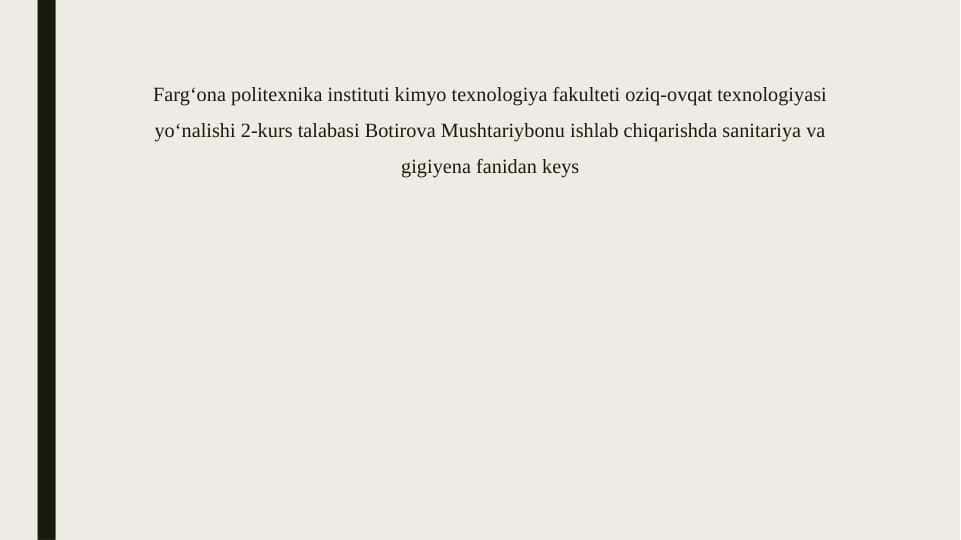 Ekologik gigiyena va yashil iqtisodiyot