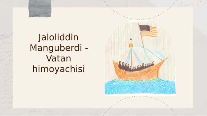 Jaloliddin Manguberdi -Vatan himoyachisi