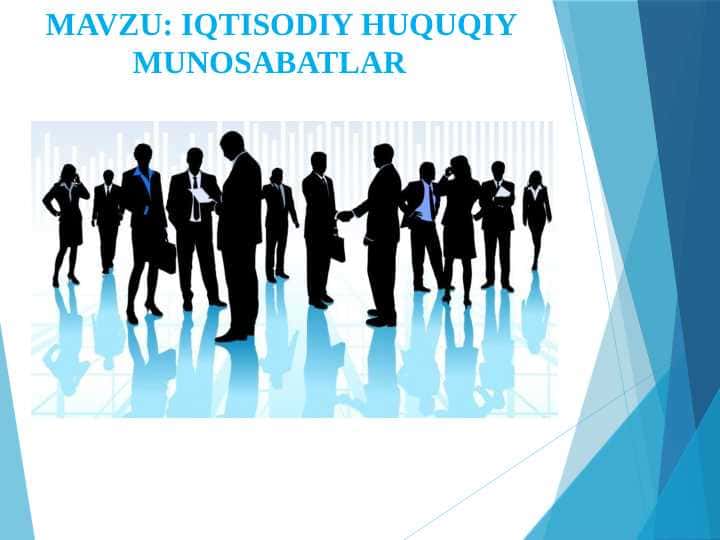 Iqtisodiy huquqiy munosabatlar