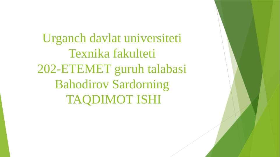 Magnit o‘zaklarni tamirlash