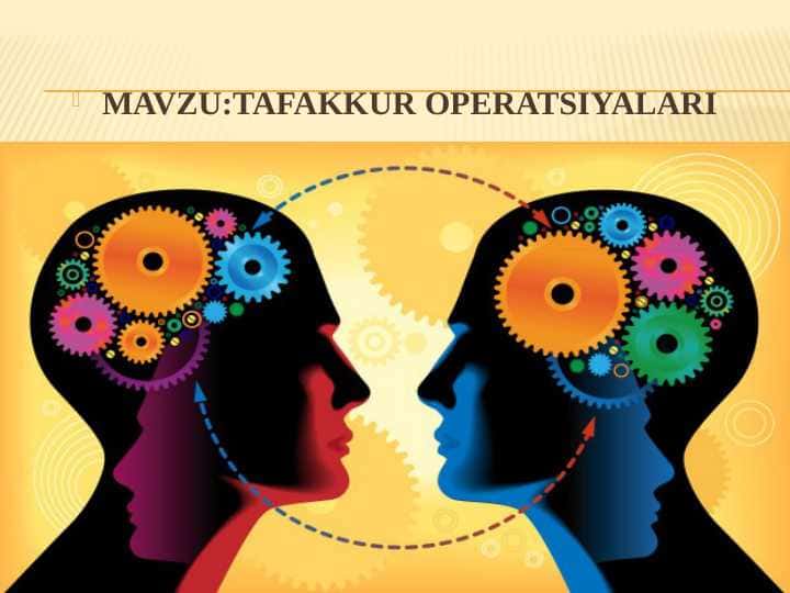 TAFAKKUR OPERATSIYALARI