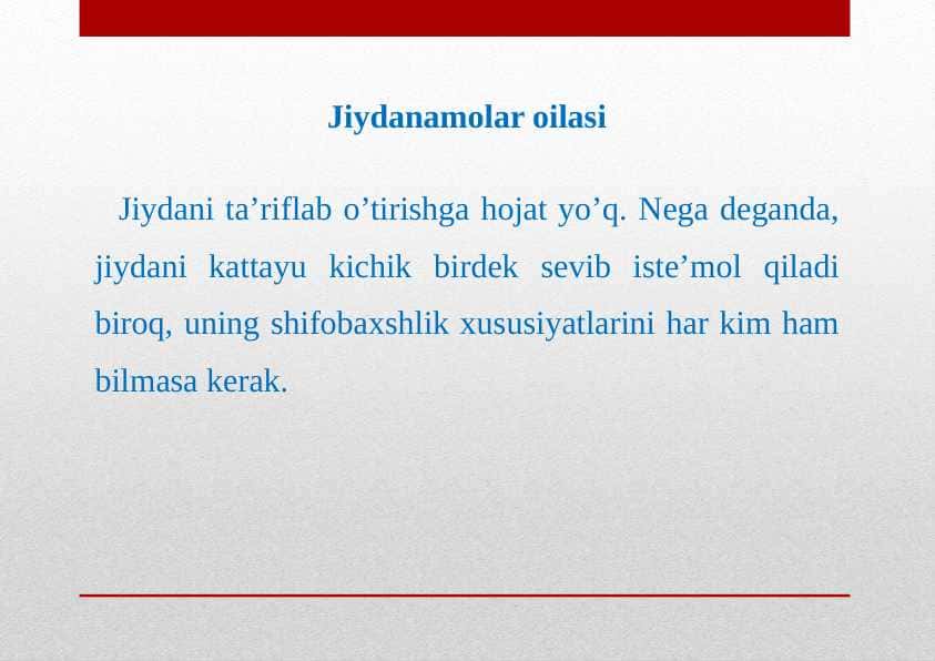 Jiydanamolar oilasi