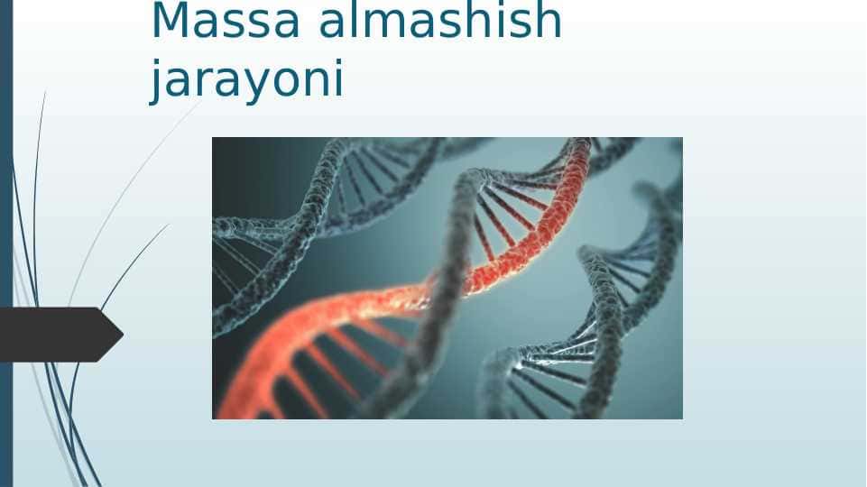 Massa almashish jarayoni