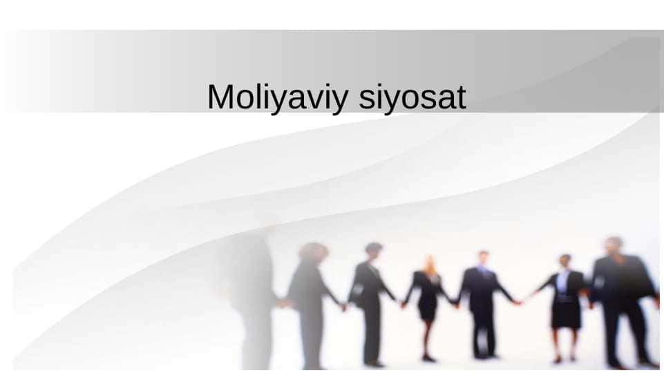 Moliyaviy siyosat