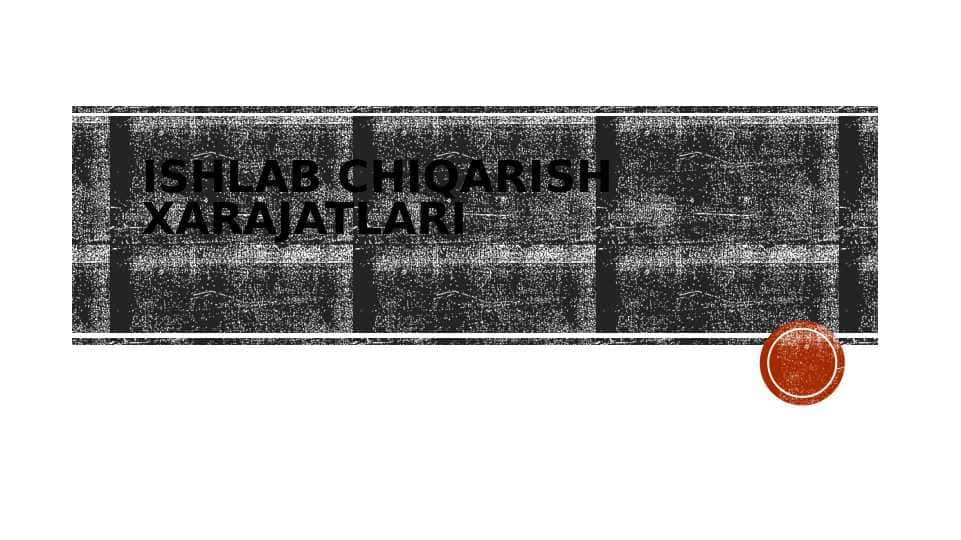 Ishlab chiqarish xarajatlari