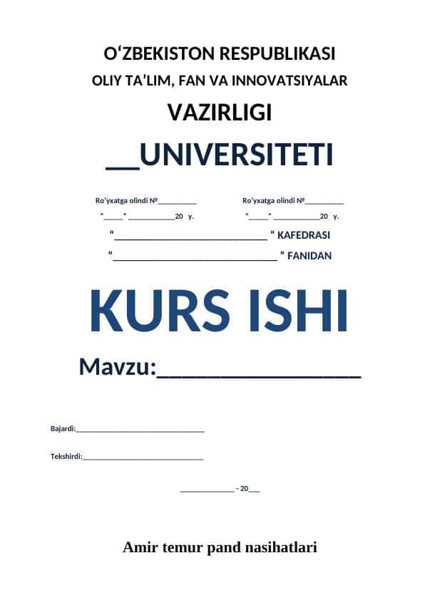 Amir temur pand nasihatlari