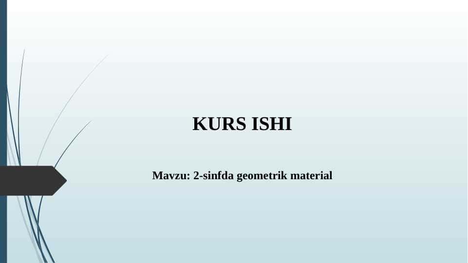 2-sinfda geometrik material