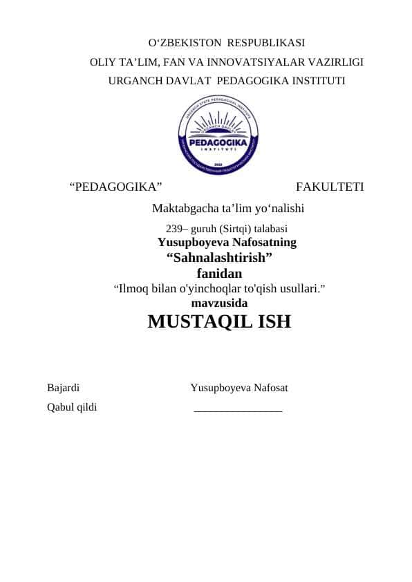 Ilmoq bilan o'yinchoqlar to'qish usullari.