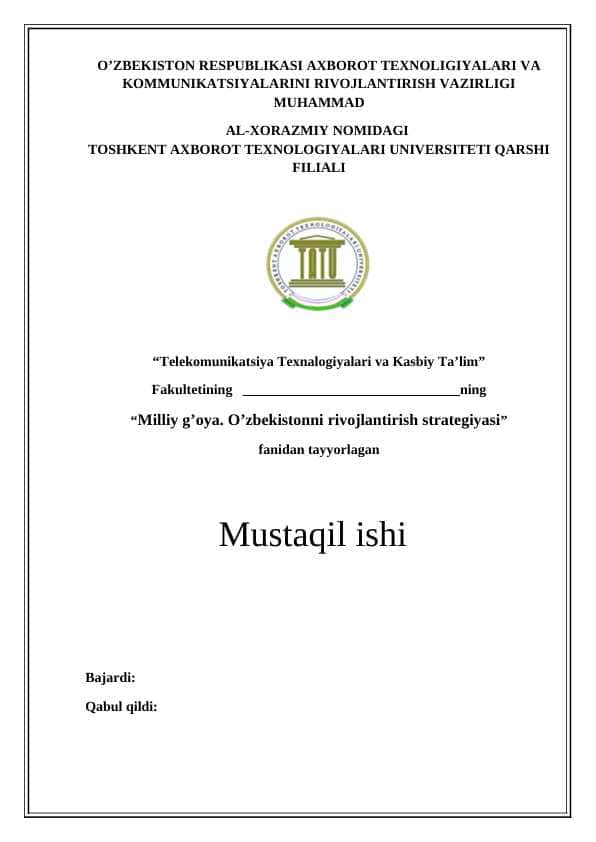 G‘OYA VA MAFKURALARNING INSON VA JAMIYAT HAYOTIDAGI O'RNI